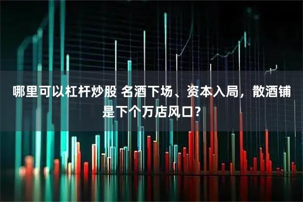 哪里可以杠杆炒股 名酒下场、资本入局，散酒铺是下个万店风口？